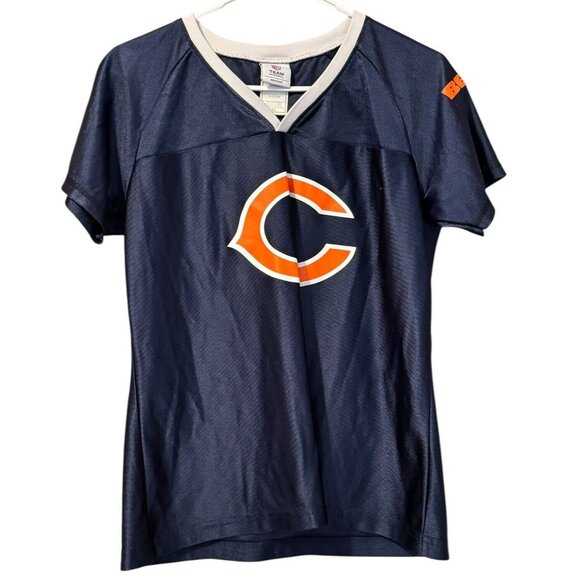 Chicago Bears Cutler 6 Women’s Large Jersey, NFL Team Apparel Blue Football - Picture 1 of 14
